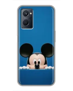 Чохол для Realme 9i з картинкою «Міккі виглядає»