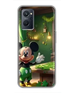 Чохол для Realme 9i з картинкою «Міккі в майстерні»