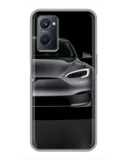Чохол для Realme 9i з картинкою «Tesla Model S Look»