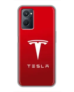 Чохол для Realme 9i з картинкою «Tesla Red Classic»