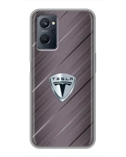 Чохол для Realme 9i з картинкою «Металева текстура Tesla» Чохол для Realme 9i з картинкою «Металева текстура Tesla»
