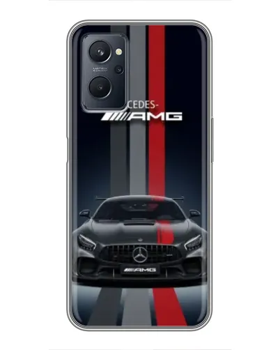 Чохол для Realme 9i з картинкою «Mercedes — білий карбон» Чохол для Realme 9i з картинкою «Mercedes — білий карбон»