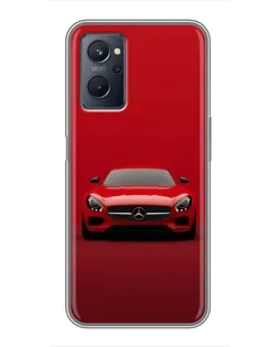 Чохол для Realme 9i з картинкою «Червоний Mercedes AMG»