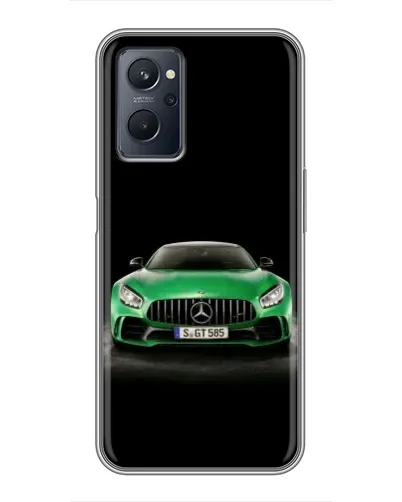 Чохол для Realme 9i з картинкою «Mercedes — неоновий лого» Чохол для Realme 9i з картинкою «Mercedes — неоновий лого»