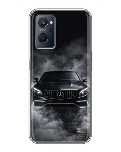 Чохол для Realme 9i з картинкою «Mercedes у диму» Чохол для Realme 9i з картинкою «Mercedes у диму»