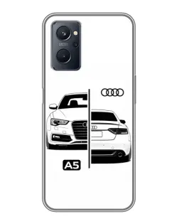 Чохол для Realme 9i з картинкою «Audi — контрастний дизайн»