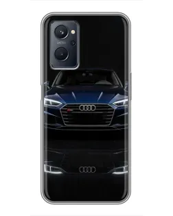 Чохол для Realme 9i з картинкою «Audi — нічне відображення»