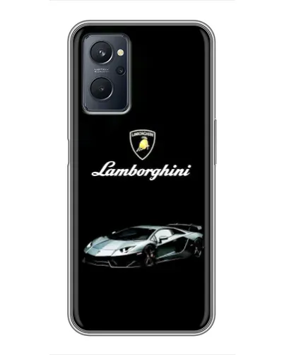 Чехол для Realme 9i с картинкой «Логотип Lamborghini классика»