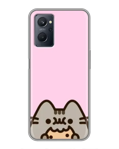 Чехол для Realme 9i с картинкой «Pusheen и печенье» Чехол для Realme 9i с картинкой «Pusheen и печенье»