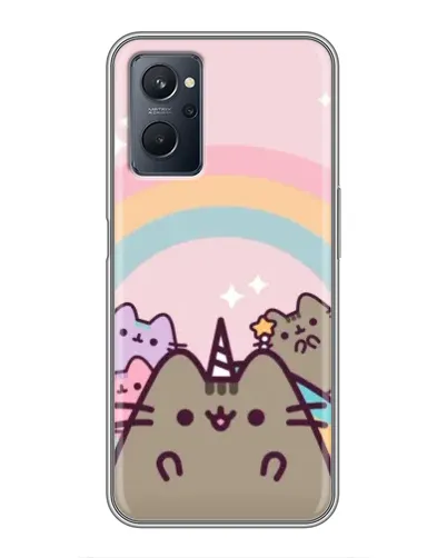 Чехол для Realme 9i с картинкой «Единорог Pusheen» Чехол для Realme 9i с картинкой «Единорог Pusheen»