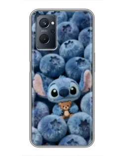 Чехол для Realme 9i с картинкой «Стич и голубика» Чехол для Realme 9i с картинкой «Стич и голубика»