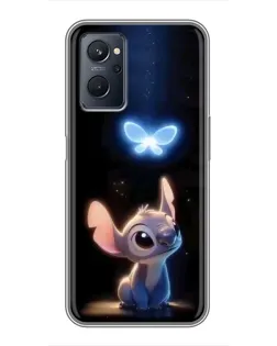 Чехол для Realme 9i с картинкой «Сияющий Стич» Чехол для Realme 9i с картинкой «Сияющий Стич»