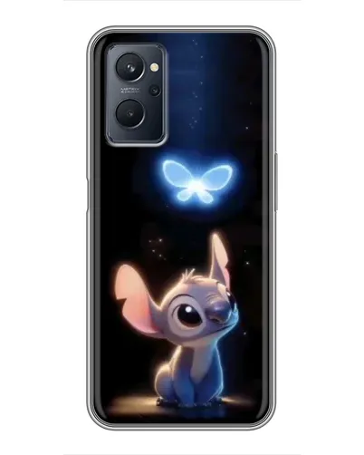 Чехол для Realme 9i с картинкой «Сияющий Стич»