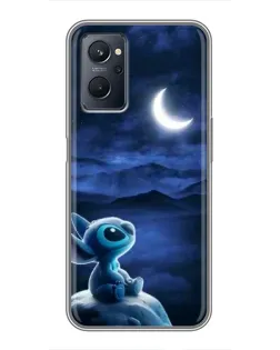 Чехол для Realme 9i с картинкой «Лунная ночь Стича» Чехол для Realme 9i с картинкой «Лунная ночь Стича»