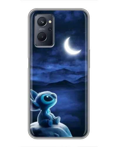 Чехол для Realme 9i с картинкой «Лунная ночь Стича»
