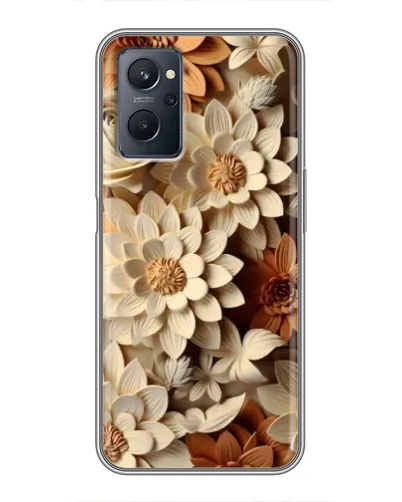 Чехол для Realme 9i с картинкой «Бежевый флористический декор» Чехол для Realme 9i с картинкой «Бежевый флористический декор»