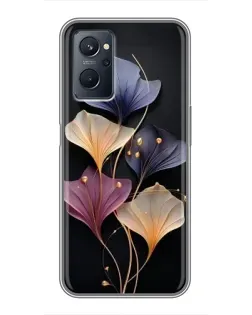 Чехол для Realme 9i с картинкой «Лиловые цветы грации»