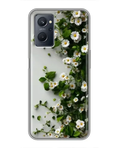 Чехол для Realme 9i с картинкой «Ветка мелких белых цветов» Чехол для Realme 9i с картинкой «Ветка мелких белых цветов»
