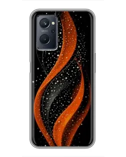 Чохол для Realme 9i з картинкою «Вогняна зоряна хвиля»