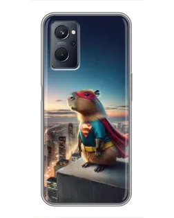 Чохол для Realme 9i з картинкою «Капі-мен супергерой»