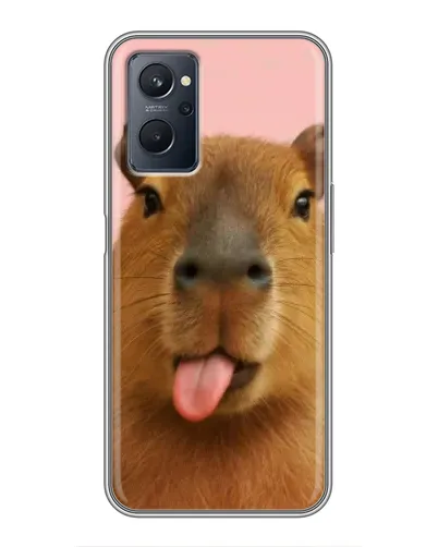 Чохол для Realme 9i з картинкою «Капібара з язиком» Чохол для Realme 9i з картинкою «Капібара з язиком»