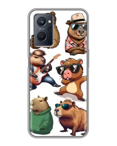 Чохол для Realme 9i з картинкою «Круті капібари музиканти» Чохол для Realme 9i з картинкою «Круті капібари музиканти»