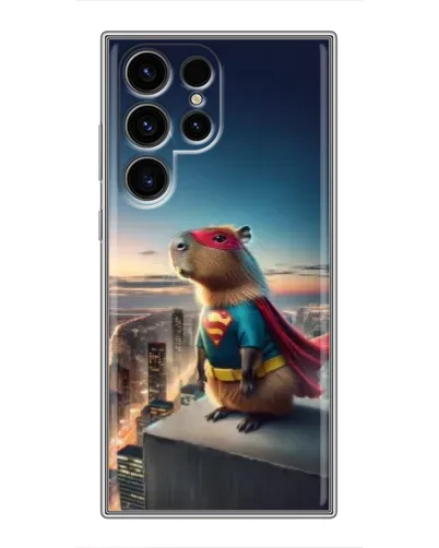 Чехол для Realme C100 5G с картинкой «Капи-мен супергерой»
