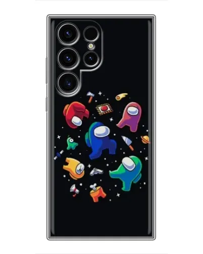 Чехол для Realme C100 с картинкой «Among Us космос» Чехол для Realme C100 с картинкой «Among Us космос»