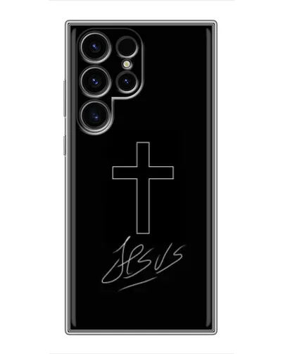Чохол для Realme C100 з картинкою «Графічний хрест Jesus» Чохол для Realme C100 з картинкою «Графічний хрест Jesus»