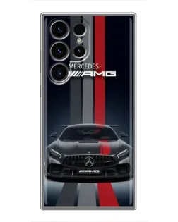 Чохол для Realme C100 з картинкою «Mercedes — білий карбон»