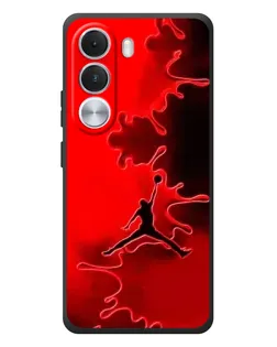 Чехол для Realme C100i с картинкой «Jordan Red Smoke»
