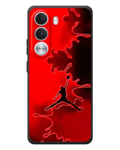 Чехол для Realme C100i с картинкой «Jordan Red Smoke»