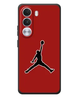 Чехол для Realme C100i с картинкой «Jordan Red Back»