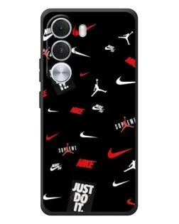 Чехол для Realme C100i с картинкой «Nike Mix Pattern»