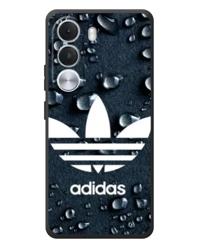 Чехол для Realme C100i с картинкой «Adidas Trefoil Blue»