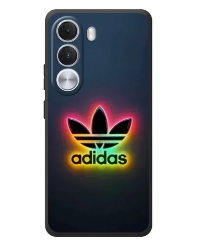 Чехол для Realme C100i с картинкой «Неоновый Adidas»