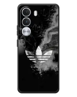 Чехол для Realme C100i с картинкой «Абстрактный дым Adidas»