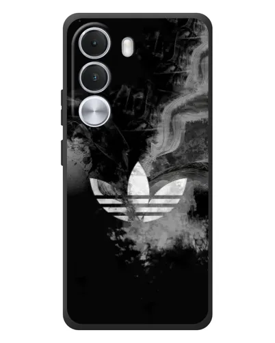 Чехол для Realme C100i с картинкой «Абстрактный дым Adidas»