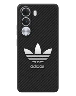 Чехол для Realme C100i с картинкой «Adidas Карбоновая текстура»