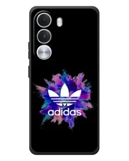 Чехол для Realme C100i с картинкой «Взрыв красок Adidas»