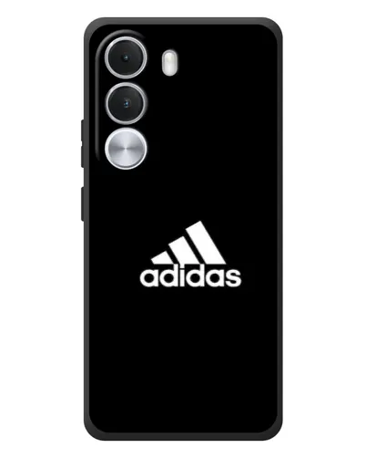 Чехол для Realme C100i с картинкой «Черная классика Adidas»