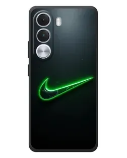 Чохол для Realme C100i з картинкою «Неоновий контур Nike»