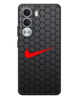Чохол для Realme C100i з картинкою «Nike — карбонова сітка»