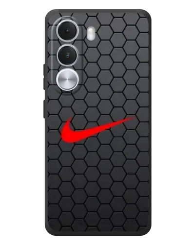 Чохол для Realme C100i з картинкою «Nike — карбонова сітка»