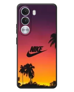 Чохол для Realme C100i з картинкою «Nike на заході сонця»