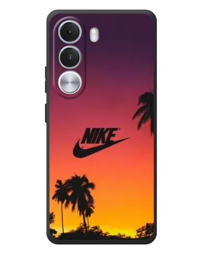 Чохол для Realme C100i з картинкою «Nike на заході сонця»