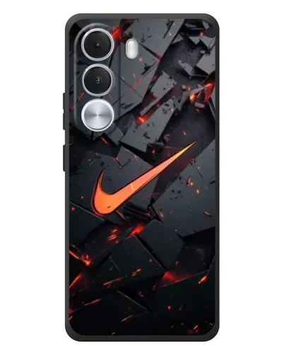 Чохол для Realme C100i з картинкою «Nike — ефект розломів»