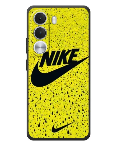 Чохол для Realme C100i з картинкою «Жовтий текстурний Nike»