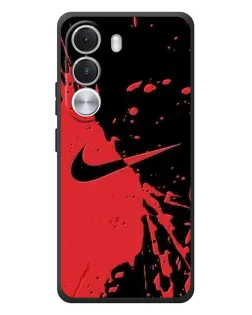 Чохол для Realme C100i з картинкою «Червоні бризки Nike» Чохол для Realme C100i з картинкою «Червоні бризки Nike»
