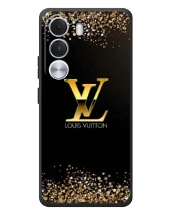 Чехол для Realme C100i с картинкой «LV — золотые искры»
